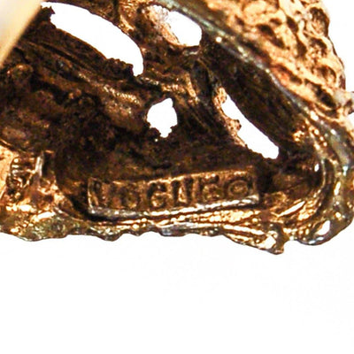 Vogue Smokey Topaz Crystal Statement Ring, Adjustable by unsigned - Vintage Meet Modern Vintage Jewelry - Chicago, Illinois - #oldhollywoodglamour #vintagemeetmodern #designervintage #jewelrybox #antiquejewelry #vintagejewelry
