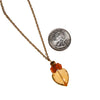 Diane von Furstenberg Golden Crystal Heart Necklace by Diane von Furstenberg - Vintage Meet Modern Vintage Jewelry - Chicago, Illinois - #oldhollywoodglamour #vintagemeetmodern #designervintage #jewelrybox #antiquejewelry #vintagejewelry
