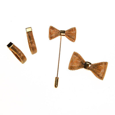 Diane von Furstenberg Gold Bow Stick Pin, Petite, Scatter Pin, DVF, Designer signed 1970 Jewelry by Diane von Furstenberg - Vintage Meet Modern Vintage Jewelry - Chicago, Illinois - #oldhollywoodglamour #vintagemeetmodern #designervintage #jewelrybox #antiquejewelry #vintagejewelry
