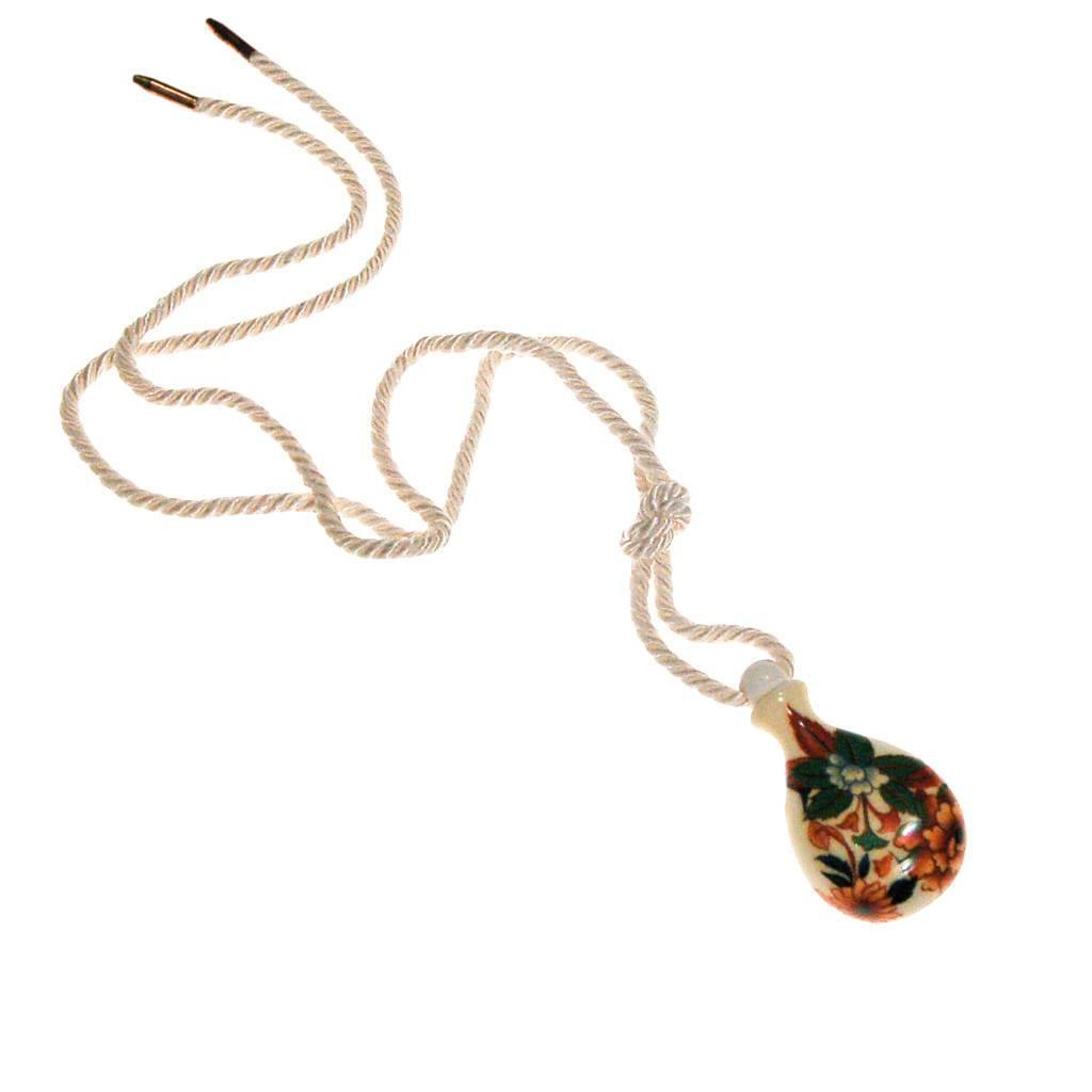 Diane von Furstenberg Floral Urn Pendant Statement Necklace