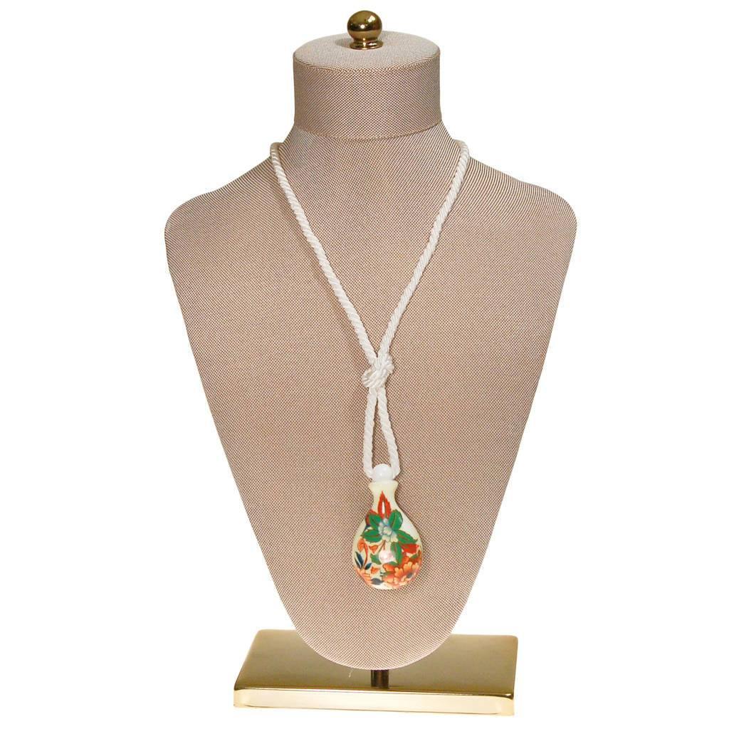 Diane von Furstenberg Floral Urn Pendant Statement Necklace by Diane von Furstenberg - Vintage Meet Modern Vintage Jewelry - Chicago, Illinois - #oldhollywoodglamour #vintagemeetmodern #designervintage #jewelrybox #antiquejewelry #vintagejewelry