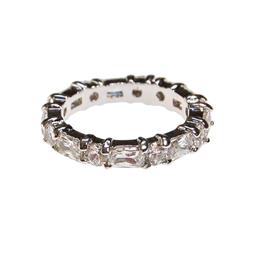 Diamonique Cubic Zirconia Eternity Ring
