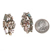 Art Deco  Diamante Rhinestone Earrings set in Silver Tone by Art Deco - Vintage Meet Modern Vintage Jewelry - Chicago, Illinois - #oldhollywoodglamour #vintagemeetmodern #designervintage #jewelrybox #antiquejewelry #vintagejewelry