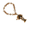 Pearl and Gold Filigree Lantern Charm Bracelet by 1960s - Vintage Meet Modern Vintage Jewelry - Chicago, Illinois - #oldhollywoodglamour #vintagemeetmodern #designervintage #jewelrybox #antiquejewelry #vintagejewelry