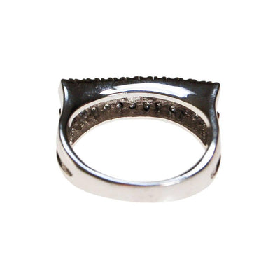 Diamonique Cubic Zirconia Band Ring by 1980s - Vintage Meet Modern Vintage Jewelry - Chicago, Illinois - #oldhollywoodglamour #vintagemeetmodern #designervintage #jewelrybox #antiquejewelry #vintagejewelry