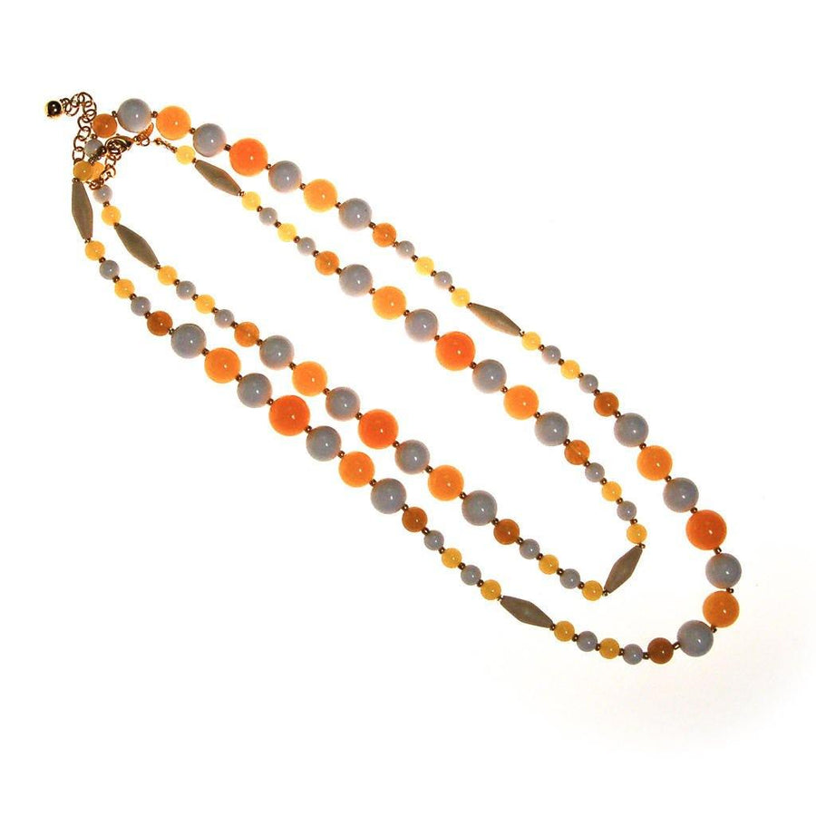 Joan Rivers Yellow and White Beaded Necklace by Joan Rivers - Vintage Meet Modern Vintage Jewelry - Chicago, Illinois - #oldhollywoodglamour #vintagemeetmodern #designervintage #jewelrybox #antiquejewelry #vintagejewelry