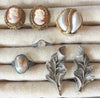 Oscar de la Renta Silver Leaf Earrings by Oscar de la Renta - Vintage Meet Modern Vintage Jewelry - Chicago, Illinois - #oldhollywoodglamour #vintagemeetmodern #designervintage #jewelrybox #antiquejewelry #vintagejewelry