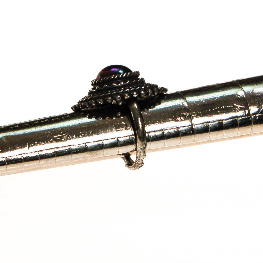 Dragons Breath Cabochon Rhinestone Statement Ring by 1960s - Vintage Meet Modern Vintage Jewelry - Chicago, Illinois - #oldhollywoodglamour #vintagemeetmodern #designervintage #jewelrybox #antiquejewelry #vintagejewelry