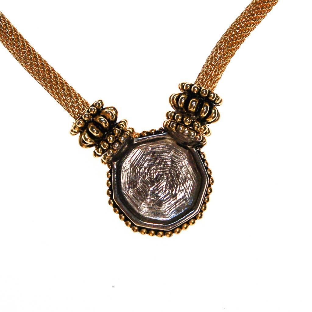 Vintage Gold French Coin Necklace by 1980s - Vintage Meet Modern Vintage Jewelry - Chicago, Illinois - #oldhollywoodglamour #vintagemeetmodern #designervintage #jewelrybox #antiquejewelry #vintagejewelry
