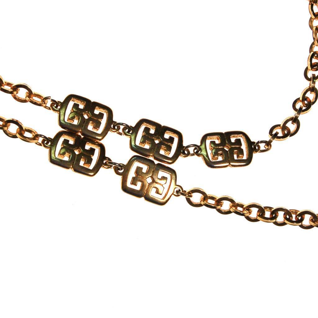 Crown Trifari Gold Station Necklace by crown trifari - Vintage Meet Modern Vintage Jewelry - Chicago, Illinois - #oldhollywoodglamour #vintagemeetmodern #designervintage #jewelrybox #antiquejewelry #vintagejewelry