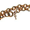 Crown Trifari Gold Station Necklace by crown trifari - Vintage Meet Modern Vintage Jewelry - Chicago, Illinois - #oldhollywoodglamour #vintagemeetmodern #designervintage #jewelrybox #antiquejewelry #vintagejewelry