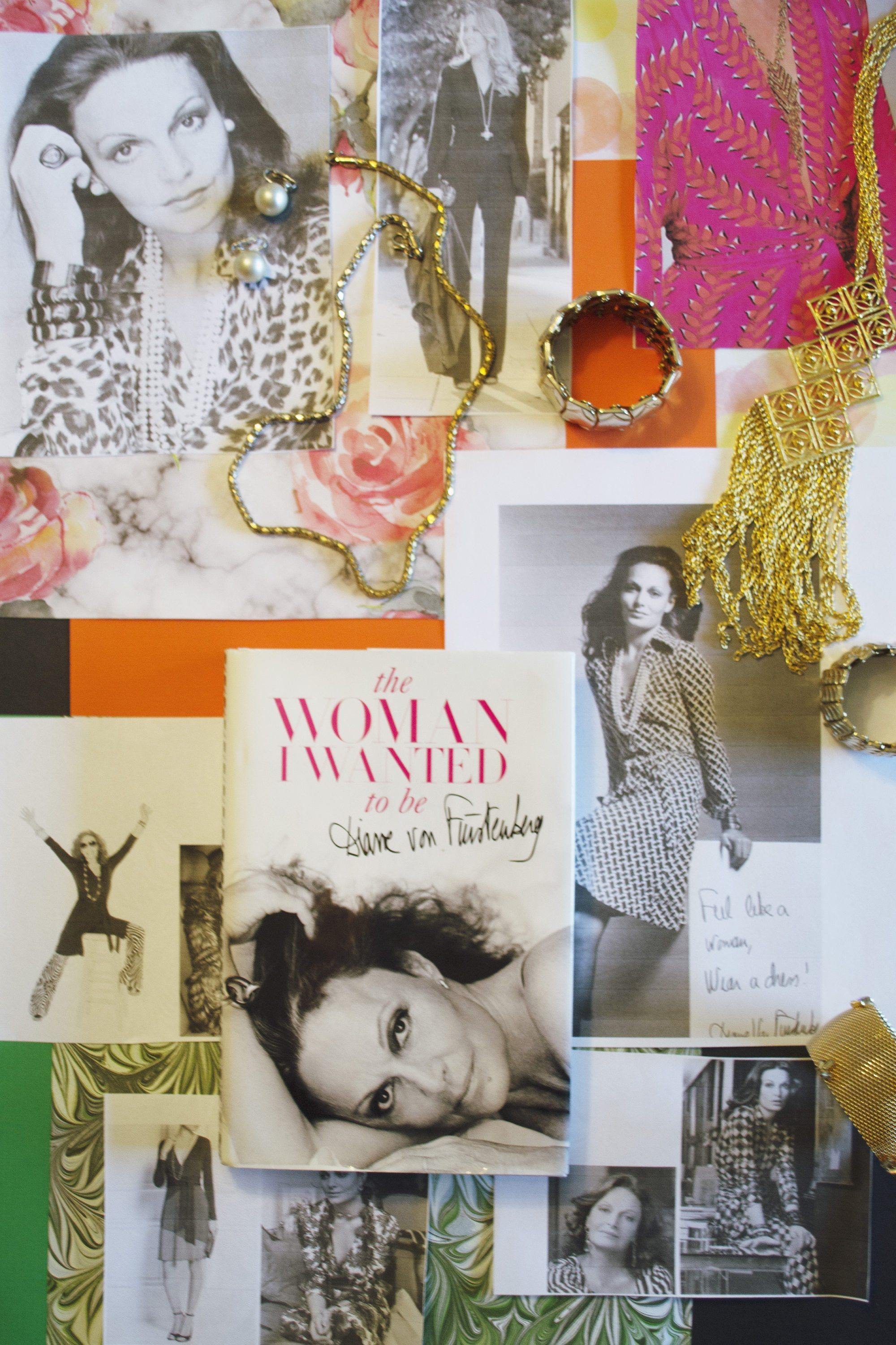 Diane von Furstenberg Cream and Black Pendant Necklace, Statement Necklace, Long Black Cord by Diane Von Furstenberg - Vintage Meet Modern Vintage Jewelry - Chicago, Illinois - #oldhollywoodglamour #vintagemeetmodern #designervintage #jewelrybox #antiquejewelry #vintagejewelry