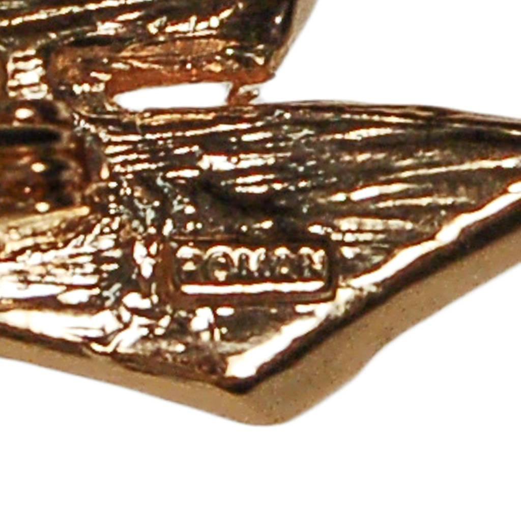 Vintage Roman Gold Bow Brooch with Rhinestones, Gold Ribbon, Bow Pin, Bow Brooch by Roman - Vintage Meet Modern Vintage Jewelry - Chicago, Illinois - #oldhollywoodglamour #vintagemeetmodern #designervintage #jewelrybox #antiquejewelry #vintagejewelry