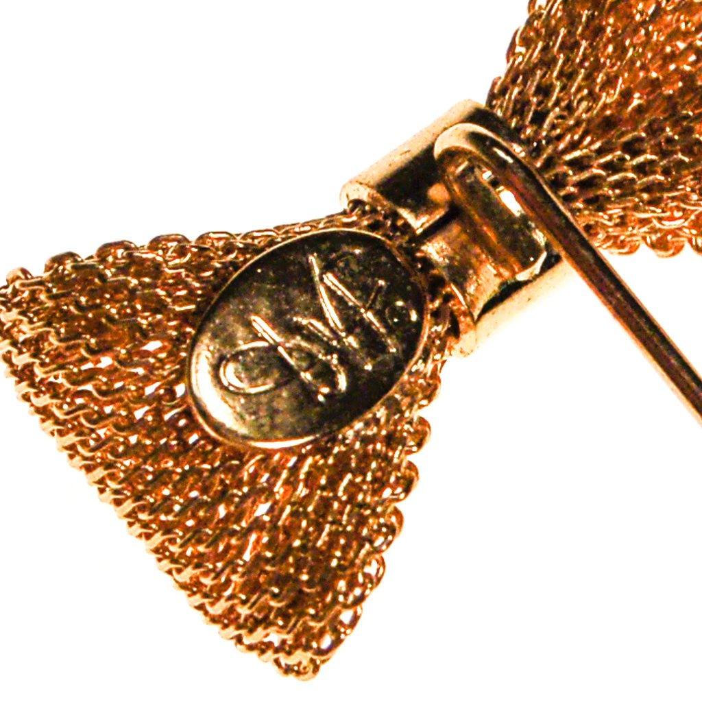 Diane von Furstenberg Gold Bow Stick Pin, Petite, Scatter Pin, DVF, Designer signed 1970 Jewelry by Diane von Furstenberg - Vintage Meet Modern Vintage Jewelry - Chicago, Illinois - #oldhollywoodglamour #vintagemeetmodern #designervintage #jewelrybox #antiquejewelry #vintagejewelry