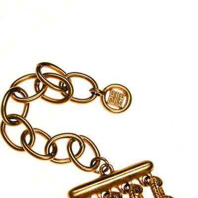 Givenchy Couture Gold Multi Chain Necklace by Givenchy - Vintage Meet Modern Vintage Jewelry - Chicago, Illinois - #oldhollywoodglamour #vintagemeetmodern #designervintage #jewelrybox #antiquejewelry #vintagejewelry