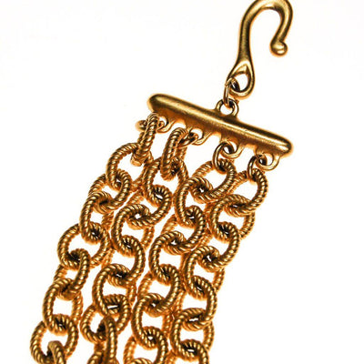 Givenchy Couture Gold Multi Chain Necklace by Givenchy - Vintage Meet Modern Vintage Jewelry - Chicago, Illinois - #oldhollywoodglamour #vintagemeetmodern #designervintage #jewelrybox #antiquejewelry #vintagejewelry