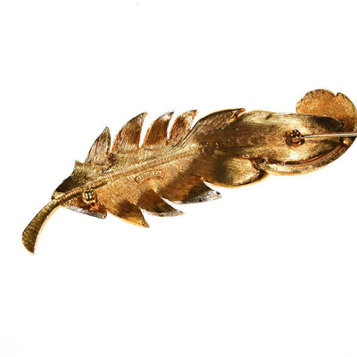 Marvella Silver and Gold Tone Leaf Brooch by Marvella - Vintage Meet Modern Vintage Jewelry - Chicago, Illinois - #oldhollywoodglamour #vintagemeetmodern #designervintage #jewelrybox #antiquejewelry #vintagejewelry