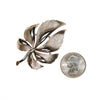 Crown Trifari Silver Leaf Brooch by Crown Trifari - Vintage Meet Modern Vintage Jewelry - Chicago, Illinois - #oldhollywoodglamour #vintagemeetmodern #designervintage #jewelrybox #antiquejewelry #vintagejewelry