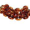Vintage Faux Tortoise Lucite Link Bracelet by 1980s - Vintage Meet Modern Vintage Jewelry - Chicago, Illinois - #oldhollywoodglamour #vintagemeetmodern #designervintage #jewelrybox #antiquejewelry #vintagejewelry