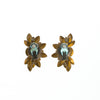 Wendy Gell Blue and  Diamante Rhinestone Statement Earrings by Wendy Gell - Vintage Meet Modern Vintage Jewelry - Chicago, Illinois - #oldhollywoodglamour #vintagemeetmodern #designervintage #jewelrybox #antiquejewelry #vintagejewelry