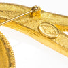 Vintage JJ Brushed Gold Modernist Brooch with Marcasite Detail by JJ - Vintage Meet Modern Vintage Jewelry - Chicago, Illinois - #oldhollywoodglamour #vintagemeetmodern #designervintage #jewelrybox #antiquejewelry #vintagejewelry