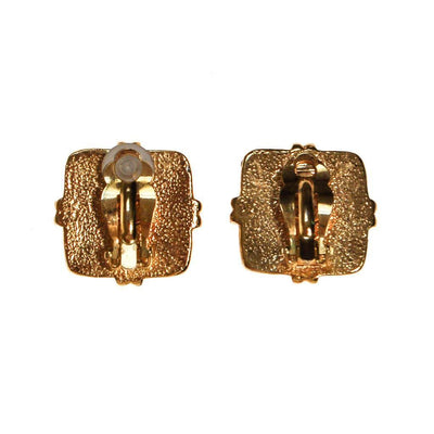 Vintage Joan Rivers Pave Rhinestone and Black Cabochon Earrings by Joan Rivers - Vintage Meet Modern Vintage Jewelry - Chicago, Illinois - #oldhollywoodglamour #vintagemeetmodern #designervintage #jewelrybox #antiquejewelry #vintagejewelry