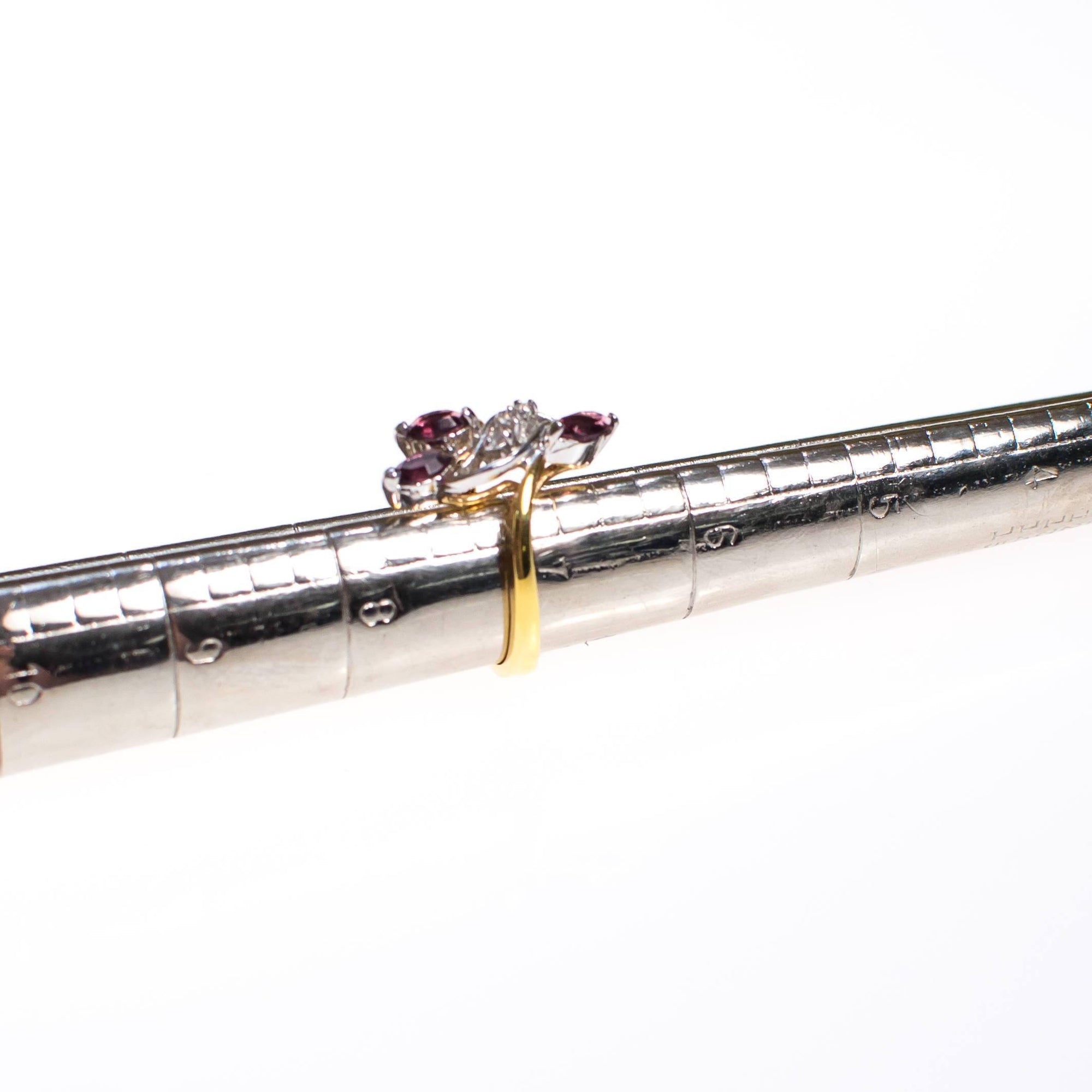 Amethyst and CZ Statement Ring, Gold Plated Marquise Cut Stones by Amethyst - Vintage Meet Modern Vintage Jewelry - Chicago, Illinois - #oldhollywoodglamour #vintagemeetmodern #designervintage #jewelrybox #antiquejewelry #vintagejewelry