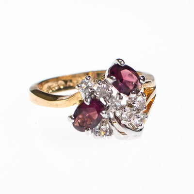 Amethyst Cluster Cocktail Ring by Amethyst - Vintage Meet Modern Vintage Jewelry - Chicago, Illinois - #oldhollywoodglamour #vintagemeetmodern #designervintage #jewelrybox #antiquejewelry #vintagejewelry