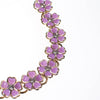 Purple Lucite Flower Necklace by 1950s - Vintage Meet Modern Vintage Jewelry - Chicago, Illinois - #oldhollywoodglamour #vintagemeetmodern #designervintage #jewelrybox #antiquejewelry #vintagejewelry