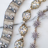 Vintage Silver Panel Bracelet with Crystal Rhinestone Stars by 1950s - Vintage Meet Modern Vintage Jewelry - Chicago, Illinois - #oldhollywoodglamour #vintagemeetmodern #designervintage #jewelrybox #antiquejewelry #vintagejewelry