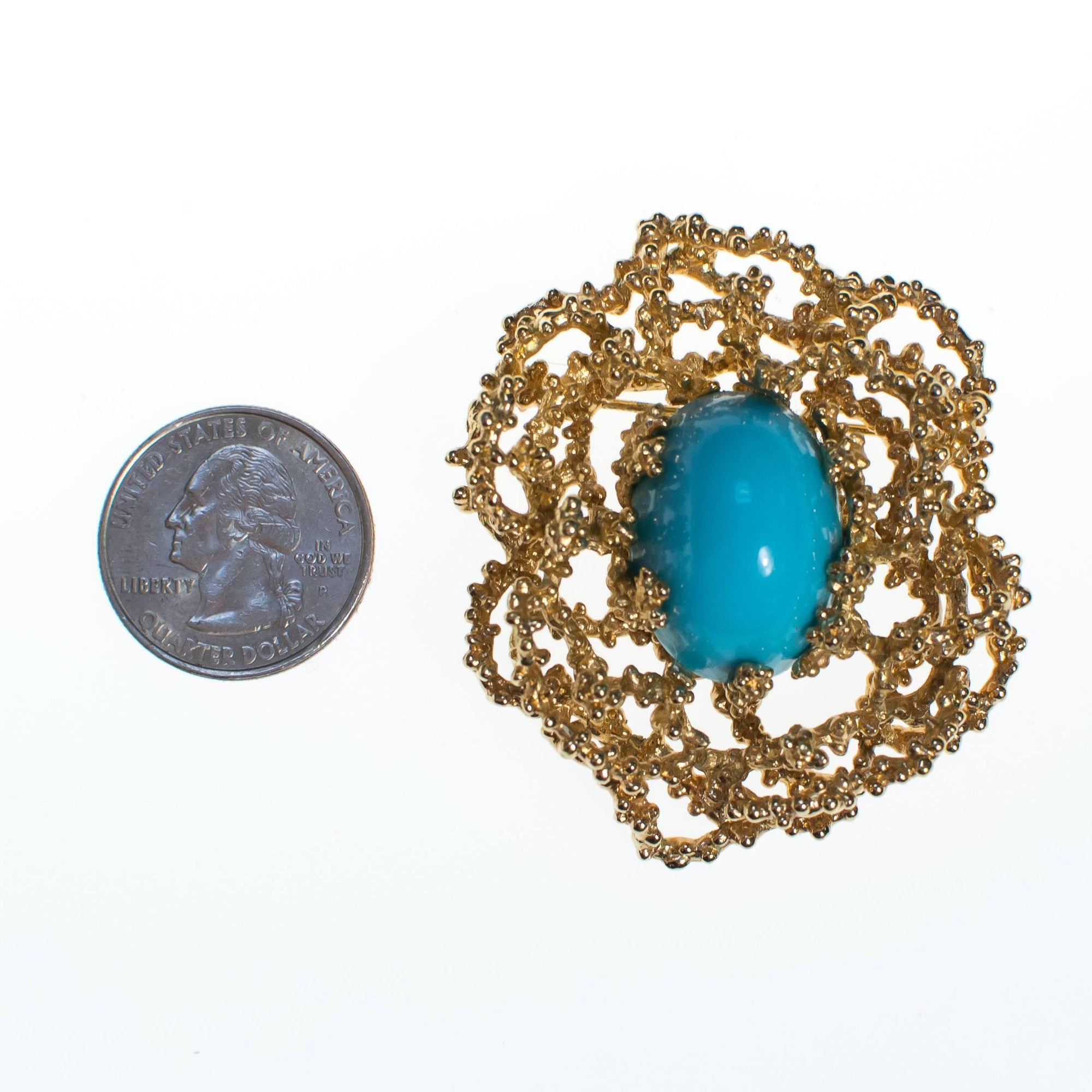 Vintage Panetta Brutalist Modern Brooch by Panetta Brutalist - Vintage Meet Modern Vintage Jewelry - Chicago, Illinois - #oldhollywoodglamour #vintagemeetmodern #designervintage #jewelrybox #antiquejewelry #vintagejewelry