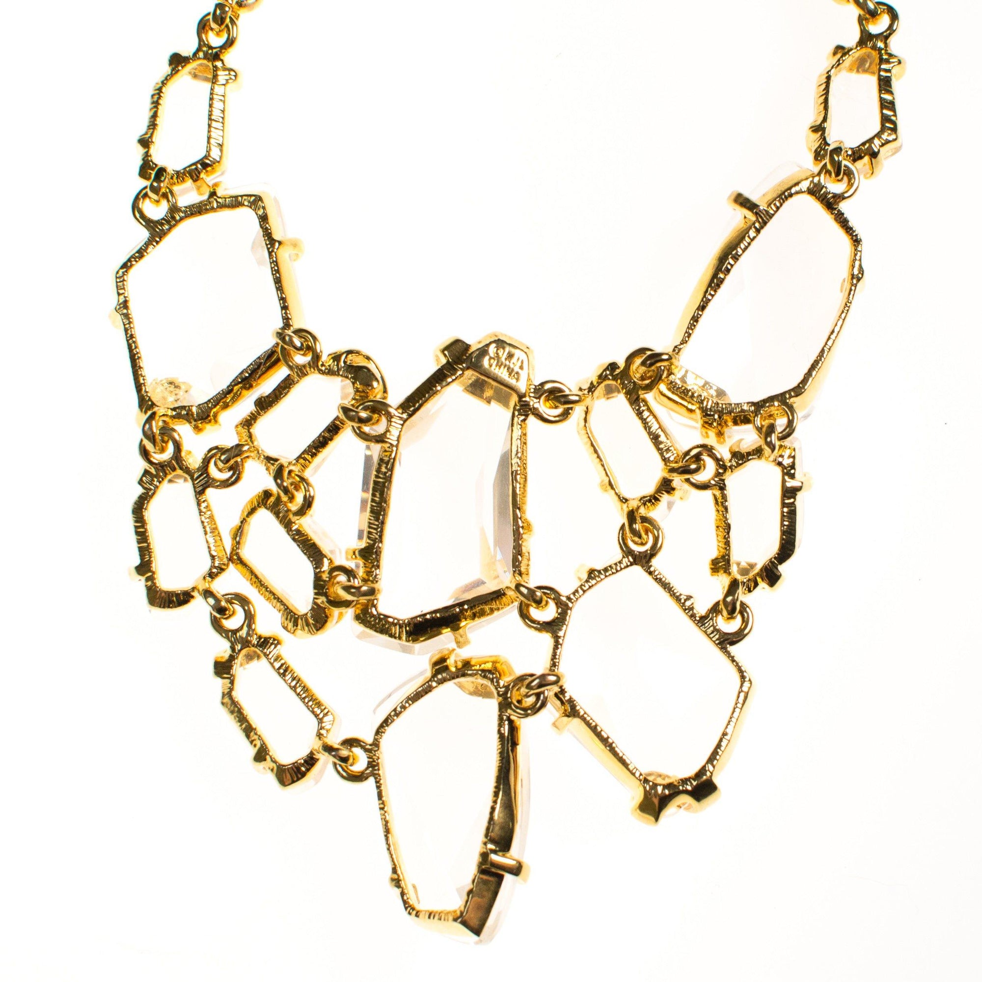 Vintage Kenneth Jay Lane Crystal Statement Necklace by Kenneth Jay Lane - Vintage Meet Modern Vintage Jewelry - Chicago, Illinois - #oldhollywoodglamour #vintagemeetmodern #designervintage #jewelrybox #antiquejewelry #vintagejewelry