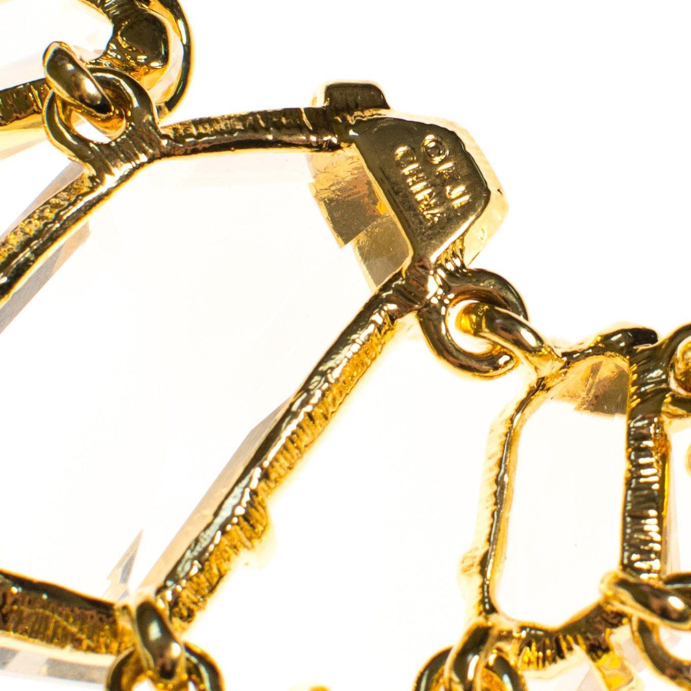 Vintage Kenneth Jay Lane Crystal Statement Necklace by Kenneth Jay Lane - Vintage Meet Modern Vintage Jewelry - Chicago, Illinois - #oldhollywoodglamour #vintagemeetmodern #designervintage #jewelrybox #antiquejewelry #vintagejewelry