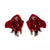 Vintage Kenneth Jay Lane Red Rose Earrings