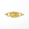 Ben Amun Gold and Black Royal Crest Brooch by Ben Amun - Vintage Meet Modern Vintage Jewelry - Chicago, Illinois - #oldhollywoodglamour #vintagemeetmodern #designervintage #jewelrybox #antiquejewelry #vintagejewelry
