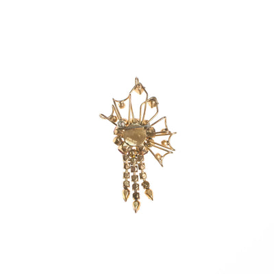 Star Art Pink Rhinestone Brooch, Pendant by Star Art - Vintage Meet Modern Vintage Jewelry - Chicago, Illinois - #oldhollywoodglamour #vintagemeetmodern #designervintage #jewelrybox #antiquejewelry #vintagejewelry