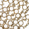 Vintage Swarovski Gold Bezel Crystal Necklace by Swarovski - Vintage Meet Modern Vintage Jewelry - Chicago, Illinois - #oldhollywoodglamour #vintagemeetmodern #designervintage #jewelrybox #antiquejewelry #vintagejewelry