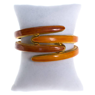 Vintage Original by Robert Orange Clamper Bangle Bracelet by Robert Orange - Vintage Meet Modern Vintage Jewelry - Chicago, Illinois - #oldhollywoodglamour #vintagemeetmodern #designervintage #jewelrybox #antiquejewelry #vintagejewelry