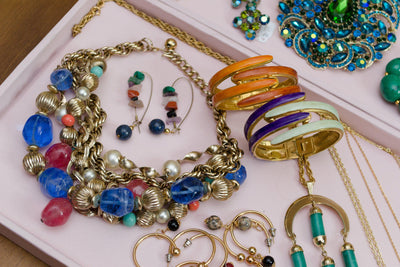Vintage Napier Multi Strand Necklace by 1960s - Vintage Meet Modern Vintage Jewelry - Chicago, Illinois - #oldhollywoodglamour #vintagemeetmodern #designervintage #jewelrybox #antiquejewelry #vintagejewelry