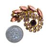 Vintage Purple Rhinestone Brooch by 1960s - Vintage Meet Modern Vintage Jewelry - Chicago, Illinois - #oldhollywoodglamour #vintagemeetmodern #designervintage #jewelrybox #antiquejewelry #vintagejewelry