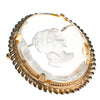 Vintage Carved Crystal Cameo Brooch by Cameo - Vintage Meet Modern Vintage Jewelry - Chicago, Illinois - #oldhollywoodglamour #vintagemeetmodern #designervintage #jewelrybox #antiquejewelry #vintagejewelry