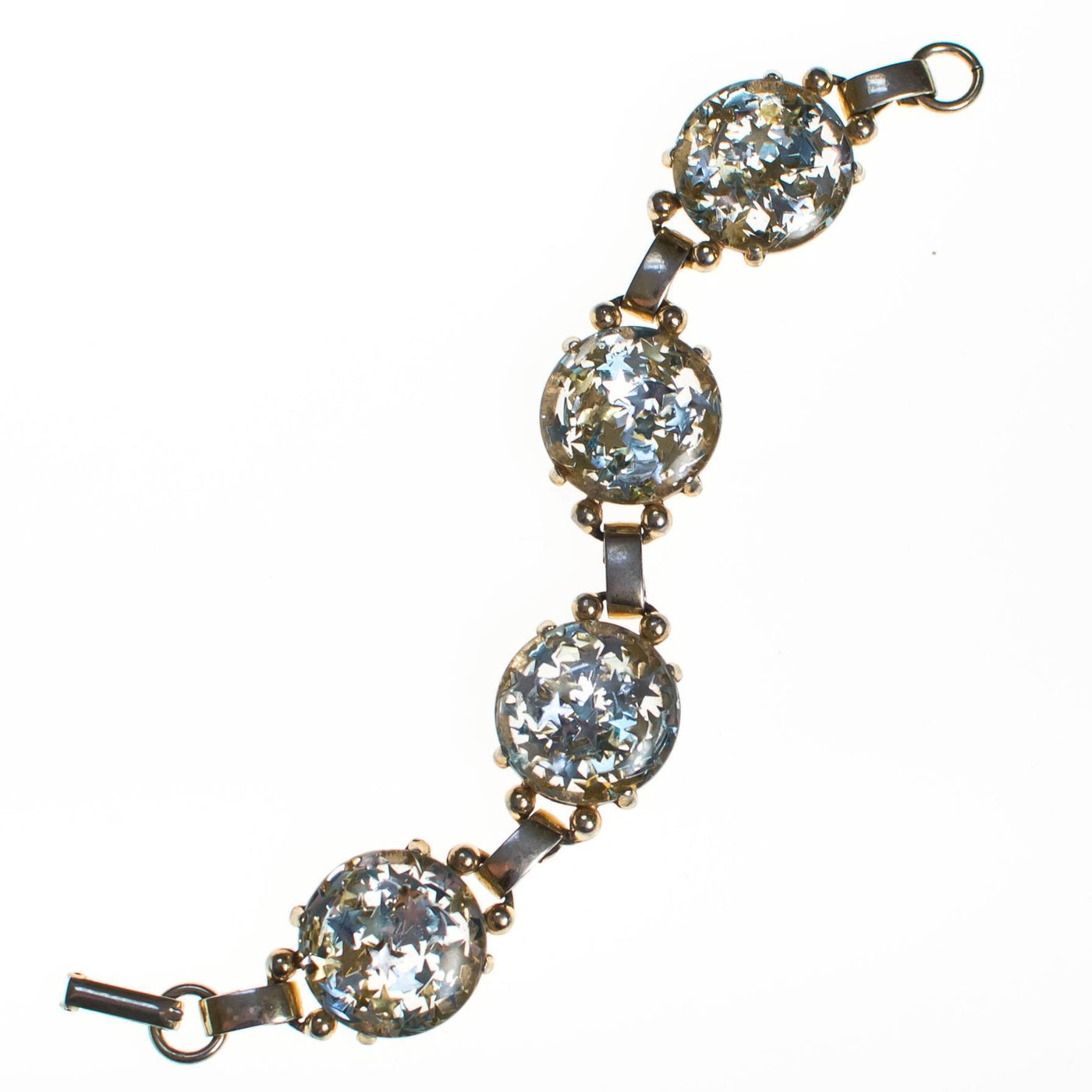 Vintage Confetti Lucite Star Bracelet