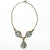 Vintage Confetti Lucite Star Necklace, Y Lavelier Style