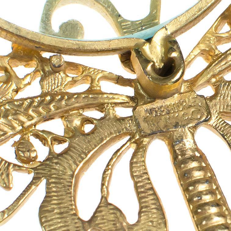 Vintage Accessocraft NYC Butterfly Magnify Glass Necklace by Accessocraft NYC - Vintage Meet Modern Vintage Jewelry - Chicago, Illinois - #oldhollywoodglamour #vintagemeetmodern #designervintage #jewelrybox #antiquejewelry #vintagejewelry