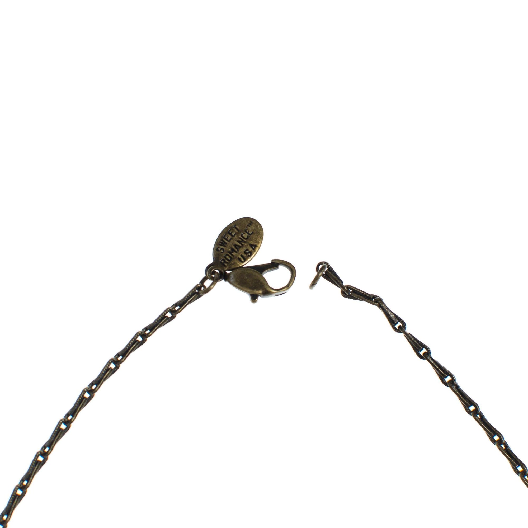 Sweet Romance Pink Pearl, Rhinestone Lavalier Necklace by 1990s - Vintage Meet Modern Vintage Jewelry - Chicago, Illinois - #oldhollywoodglamour #vintagemeetmodern #designervintage #jewelrybox #antiquejewelry #vintagejewelry