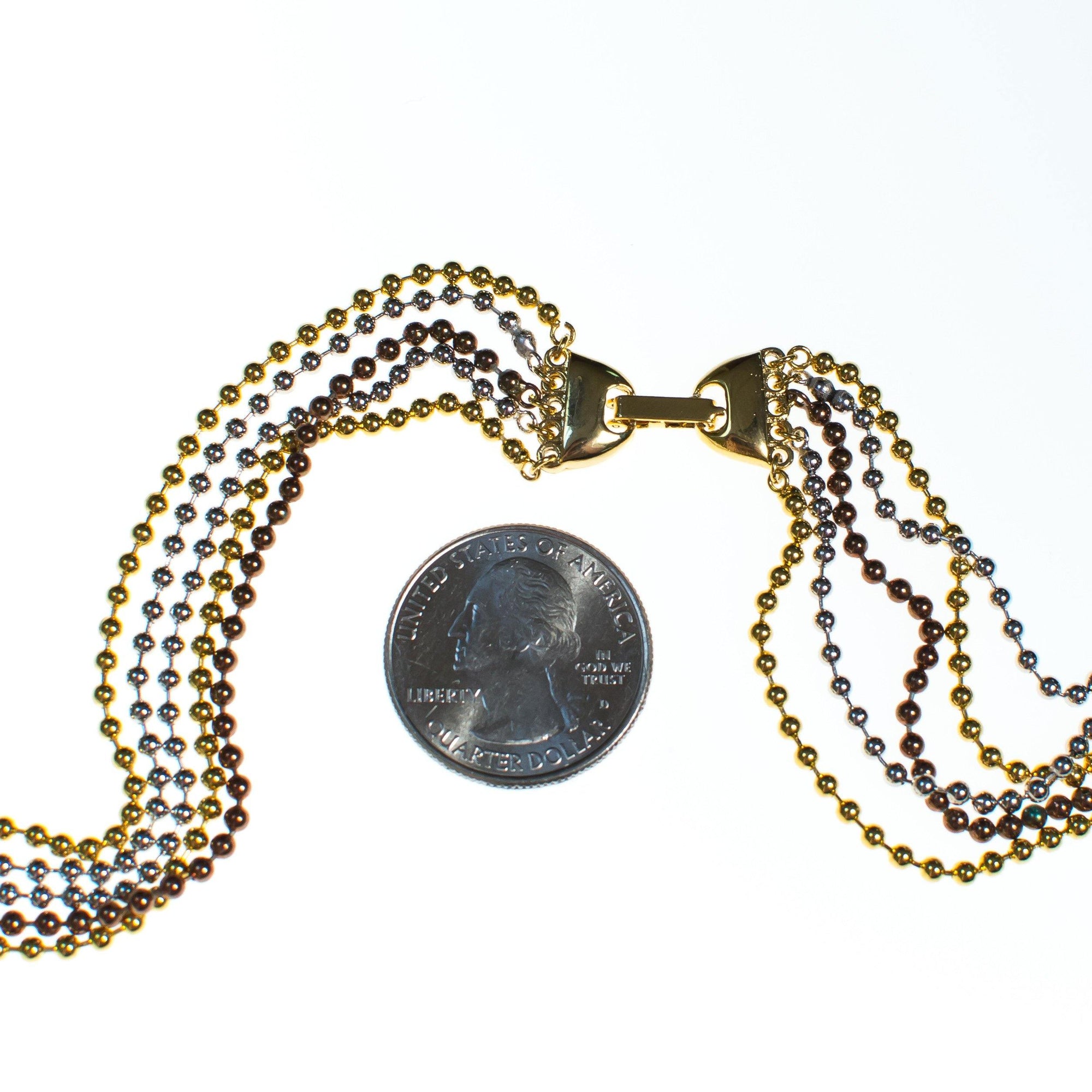 Vintage Ultra Long Beaded Chain Necklace by Diane von Furstenberg by Diane von Furstenberg - Vintage Meet Modern Vintage Jewelry - Chicago, Illinois - #oldhollywoodglamour #vintagemeetmodern #designervintage #jewelrybox #antiquejewelry #vintagejewelry