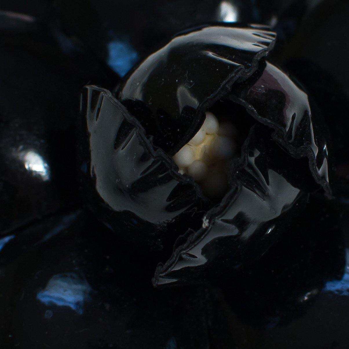 Vintage Black Leather Camellia Flower Pin by 1980s - Vintage Meet Modern Vintage Jewelry - Chicago, Illinois - #oldhollywoodglamour #vintagemeetmodern #designervintage #jewelrybox #antiquejewelry #vintagejewelry