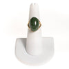 Vintage Nephrite Jade Cabochon Ring by 1960s - Vintage Meet Modern Vintage Jewelry - Chicago, Illinois - #oldhollywoodglamour #vintagemeetmodern #designervintage #jewelrybox #antiquejewelry #vintagejewelry