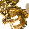 Vintage RJ Graziano Gold Crown Earrings, Clip On by RJ Graziano - Vintage Meet Modern Vintage Jewelry - Chicago, Illinois - #oldhollywoodglamour #vintagemeetmodern #designervintage #jewelrybox #antiquejewelry #vintagejewelry