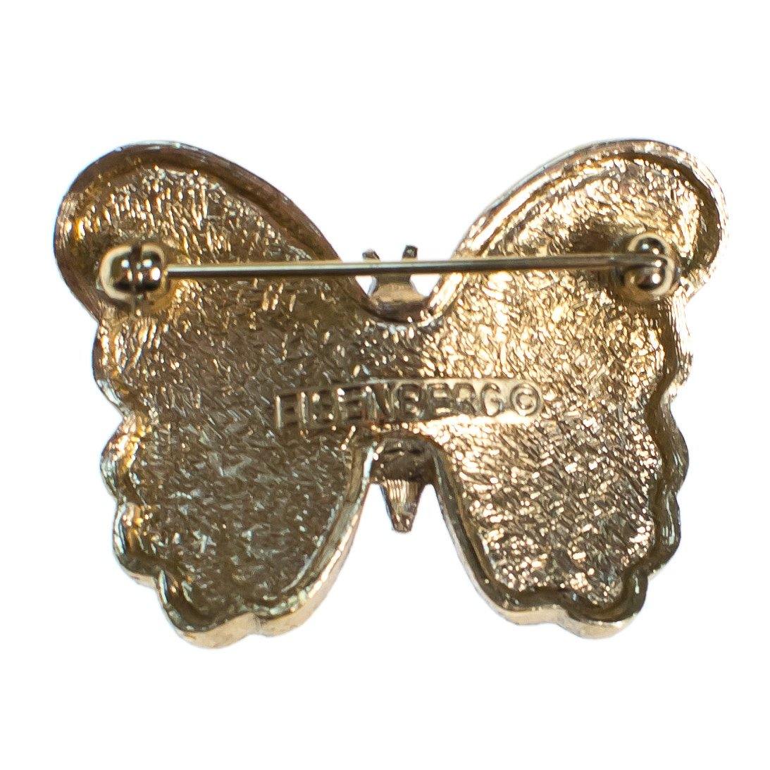 Vintage Eisenberg Enamel Butterfly Brooch Pink Purple Turquoise Blue by Eisenberg - Vintage Meet Modern Vintage Jewelry - Chicago, Illinois - #oldhollywoodglamour #vintagemeetmodern #designervintage #jewelrybox #antiquejewelry #vintagejewelry